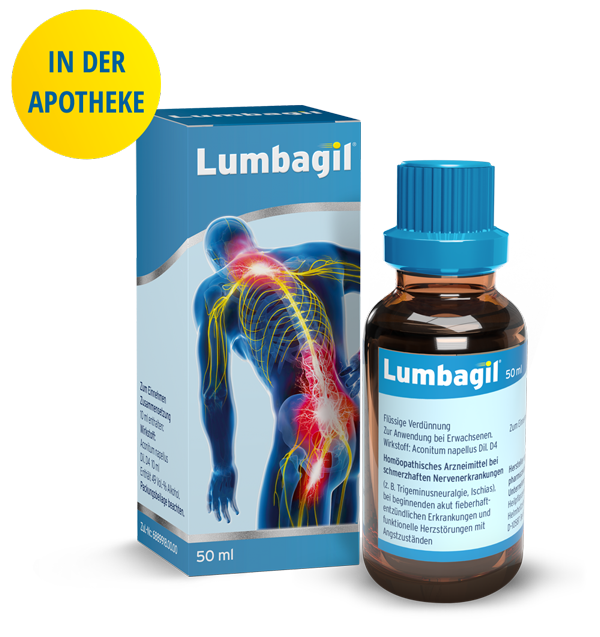 Lumbagil gegen Rückenschmerzen Verpackung